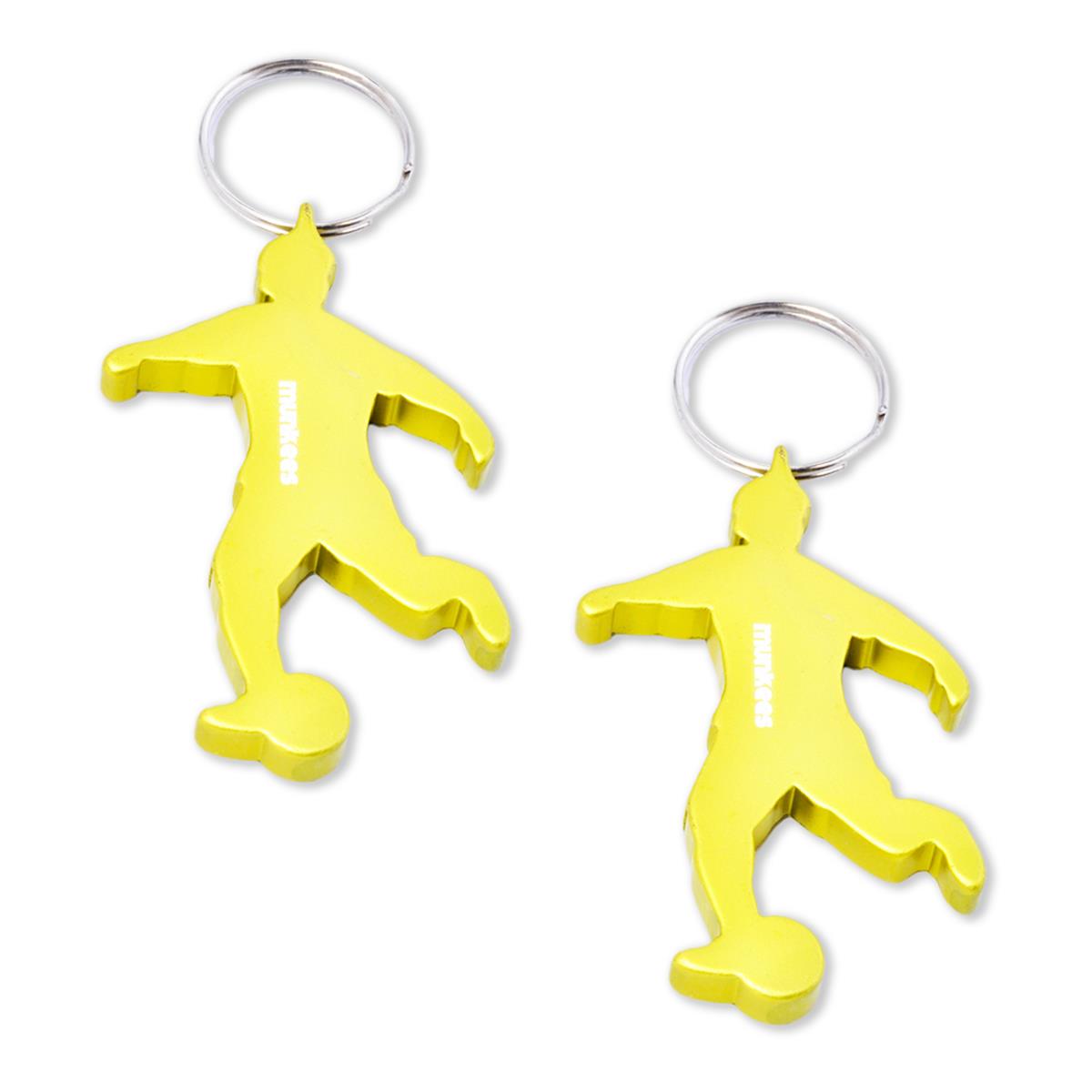 munkees Fußball-Schlüsselanhänger mit Flaschenöffner