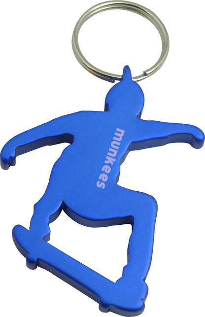 munkees Schlüsselanhänger Skateboard-Figur mit Flaschenöffner