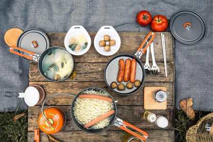 Fire-Maple Kochgeschirr Feast 3 Orange – 3–4 Personen