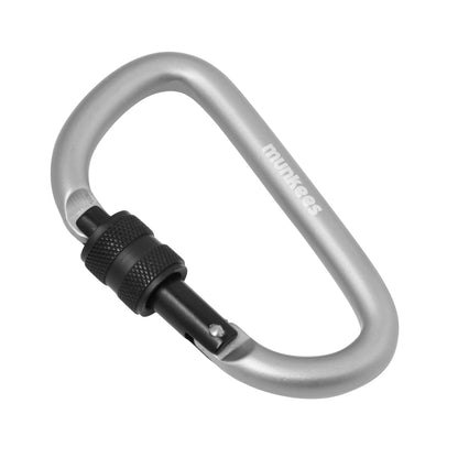 Karabiner D-Form mit Schraubverschluss – Ø 8 x 80 mm