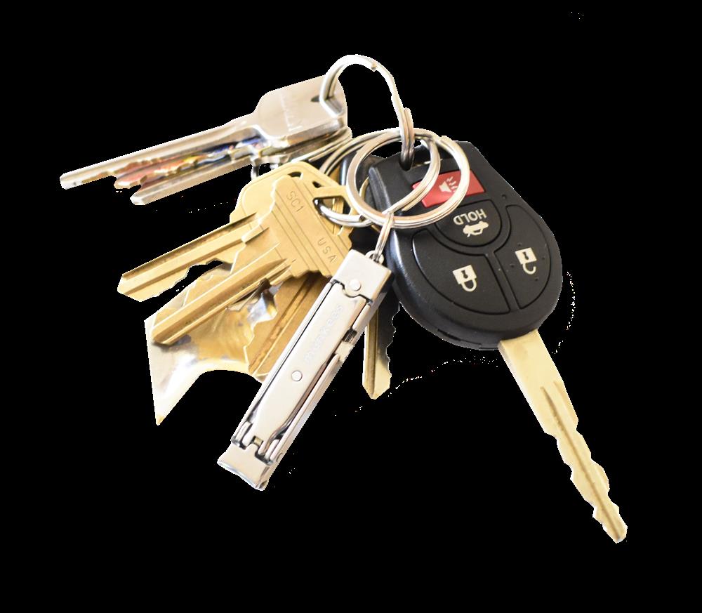 munkees Ultradünner Mini-Nagelknipser mit Schlüsselanhänger