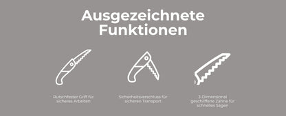 AceCamp Faltbare Klappsäge – kompakt & vielseitig einsetzbar