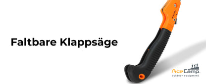 AceCamp Faltbare Klappsäge – kompakt & vielseitig einsetzbar