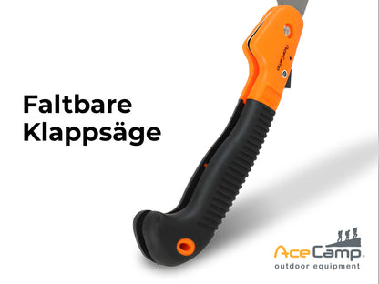 AceCamp Faltbare Klappsäge – kompakt & vielseitig einsetzbar