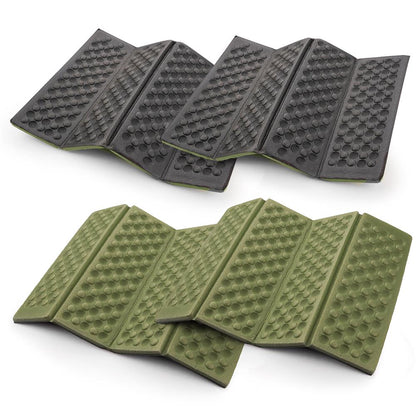 2er Set faltbares Thermo-Sitzkissen 40x30 cm – Grün