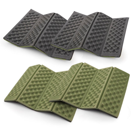 2er Set faltbares Thermo-Sitzkissen 40x30 cm – Grün