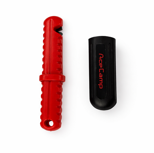 AceCamp Messerschärfer mit Wolframstahl-Einsatz Messer Messerschleifer