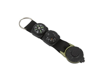 munkees Schlüsselanhänger mit Kompass, Thermometer & LED