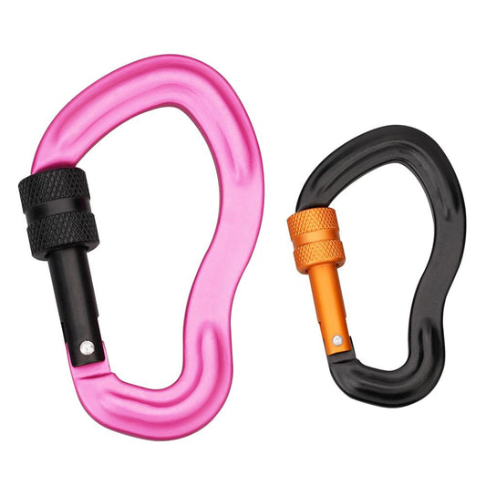 munkees Karabiner mit Schraubverschluss, 2 Stück