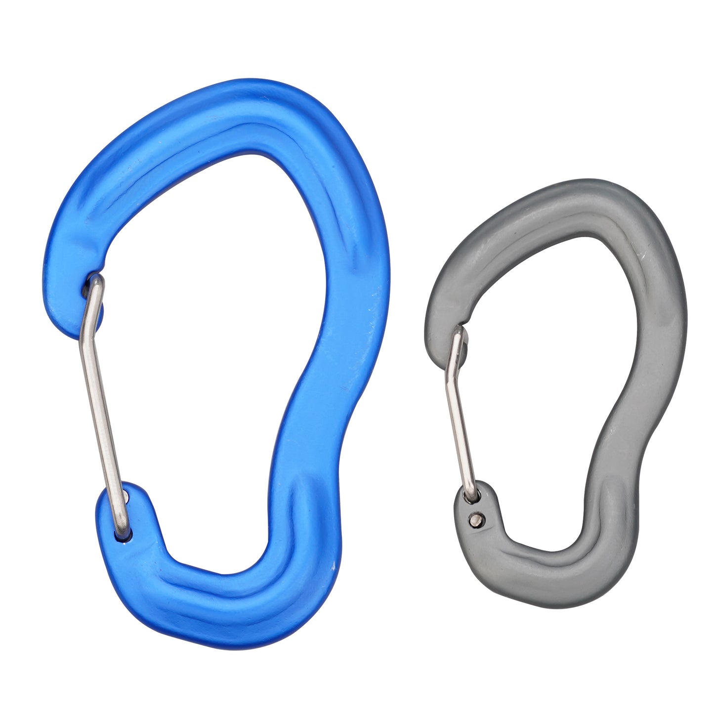 munkees Karabiner mit Drahtschnapper – 2 Stück