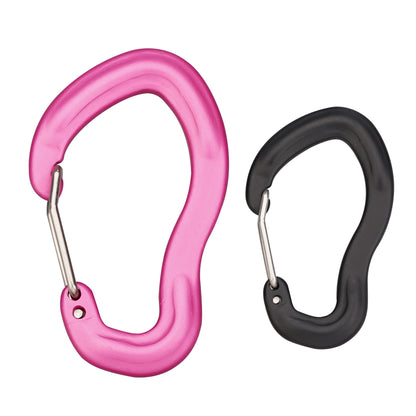 munkees Karabiner mit Drahtschnapper – 2 Stück