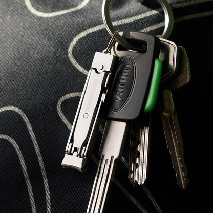 munkees Ultradünner Mini-Nagelknipser mit Schlüsselanhänger