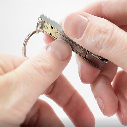 munkees Ultradünner Mini-Nagelknipser mit Schlüsselanhänger
