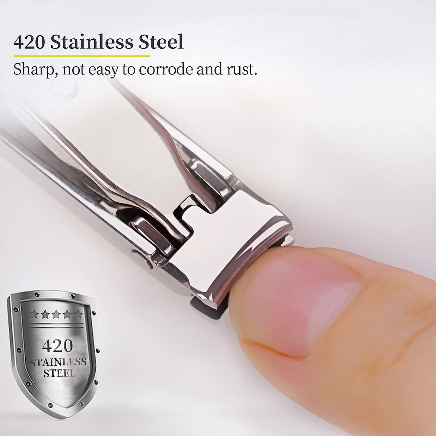 munkees Ultradünner Mini-Nagelknipser mit Schlüsselanhänger