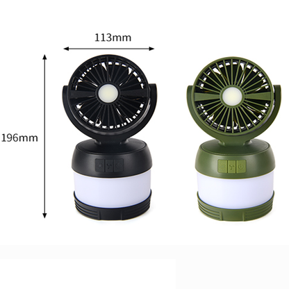 NOTOS Ventilatorlampe mit LED & Powerbank-Funktion