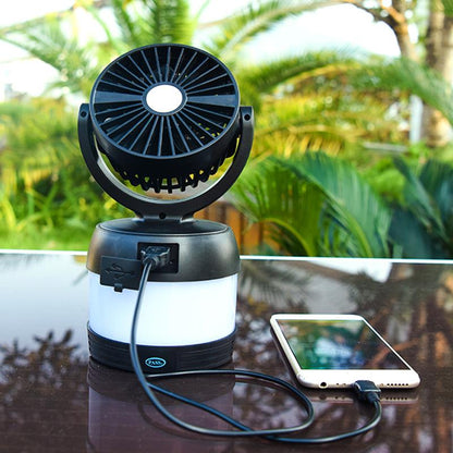 NOTOS Ventilatorlampe mit LED & Powerbank-Funktion