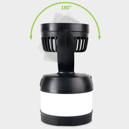 NOTOS Ventilatorlampe mit LED & Powerbank-Funktion