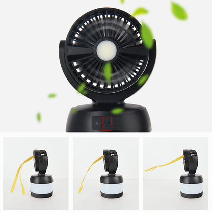 NOTOS Ventilatorlampe mit LED & Powerbank-Funktion