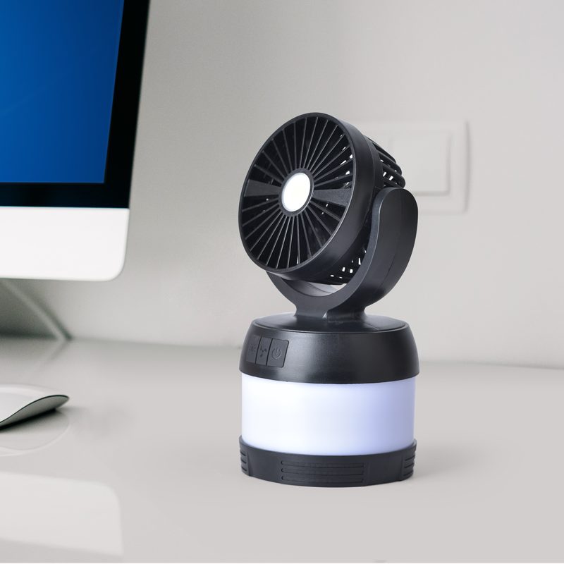 NOTOS Ventilatorlampe mit LED & Powerbank-Funktion