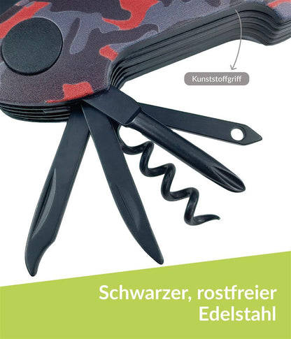 munkees® Taschenmesser Camouflage 15-in-1 Rottarn