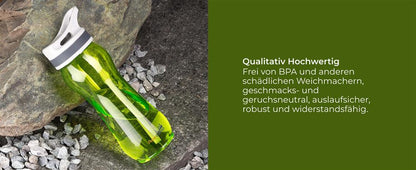 AceCamp TRITAN Trinkflasche BPA-frei mit Trinkhalm